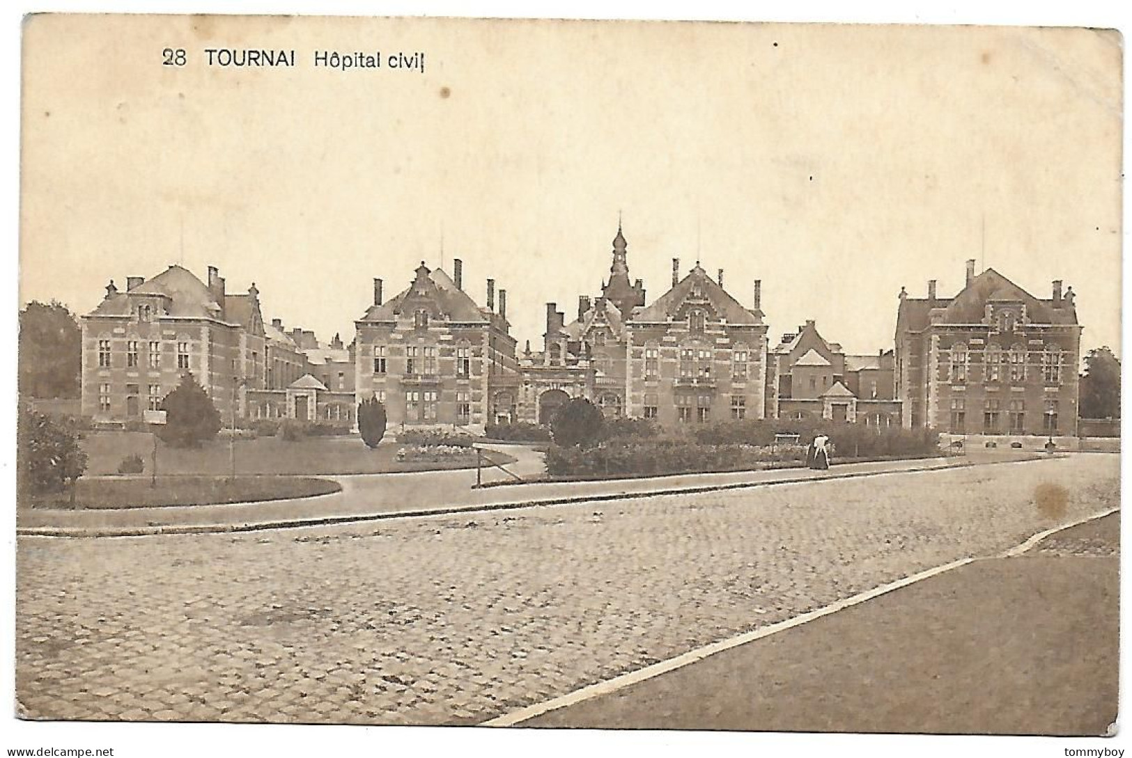 CPA Tournai, Hôpital Civil - Tournai