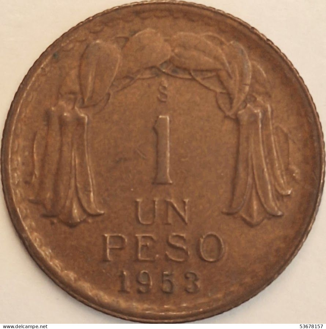 Chile - Peso 1953, KM# 179 (#3423) - Chile
