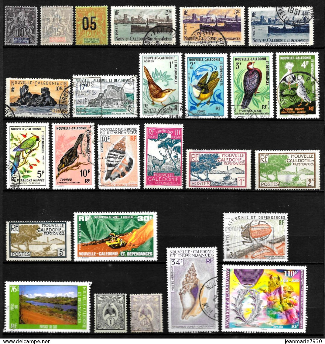 1C121 - NOUVELLE CALEDONIE - LOT DE TIMBRES NEUF Et OBLITERES - COTE 55.40 € - Collections, Lots & Séries