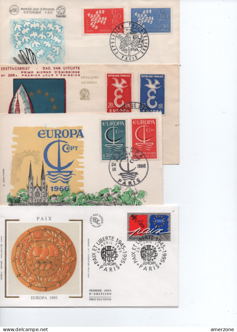 Enveloppes   EUROPA    Zt   PAIX   LIBERTE - Used Stamps