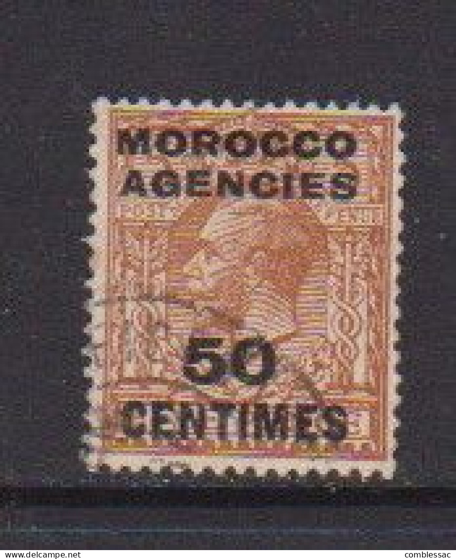 MOROCCO  AGENCIES    1917    50c  On  5d  Yellow  Brown    USED - Postämter In Marokko/Tanger (...-1958)