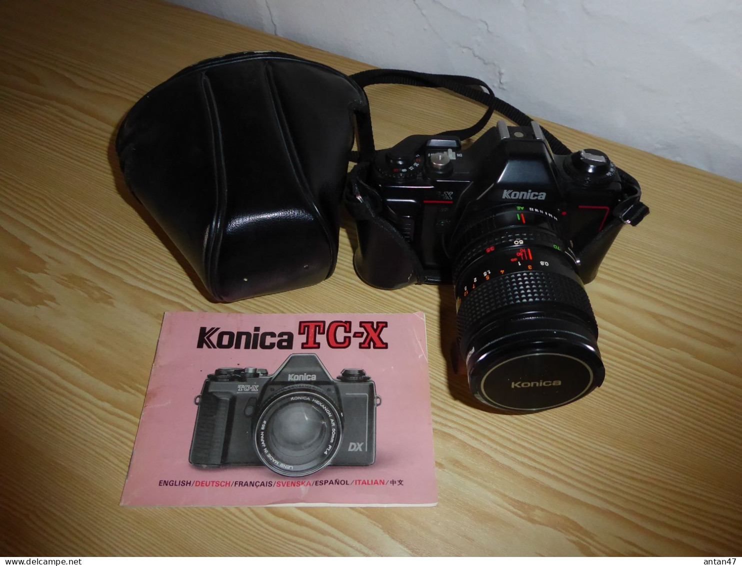 Appareil Photo KODAK-KONICA TC-X Avec Objectif 35-70 Sacoche Et Manuel D'emploi - Fototoestellen