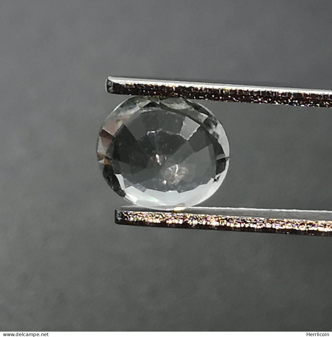 Aigue Marine Naturelle Du Brésil - Ovale 0.60 Carat - 6 X 5.3 X 3 Mm - Acquamarina