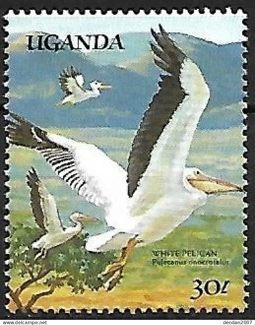 Uganda - MNH ** 1989 :   Great White Pelican  -  Pelecanus Onocrotalus - Pelikane