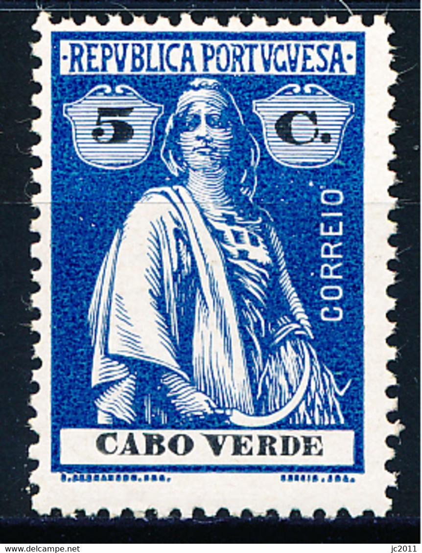 Cabo Verde - 1914 - Ceres / 5C - Chalky Paper - MNH - Cape Verde