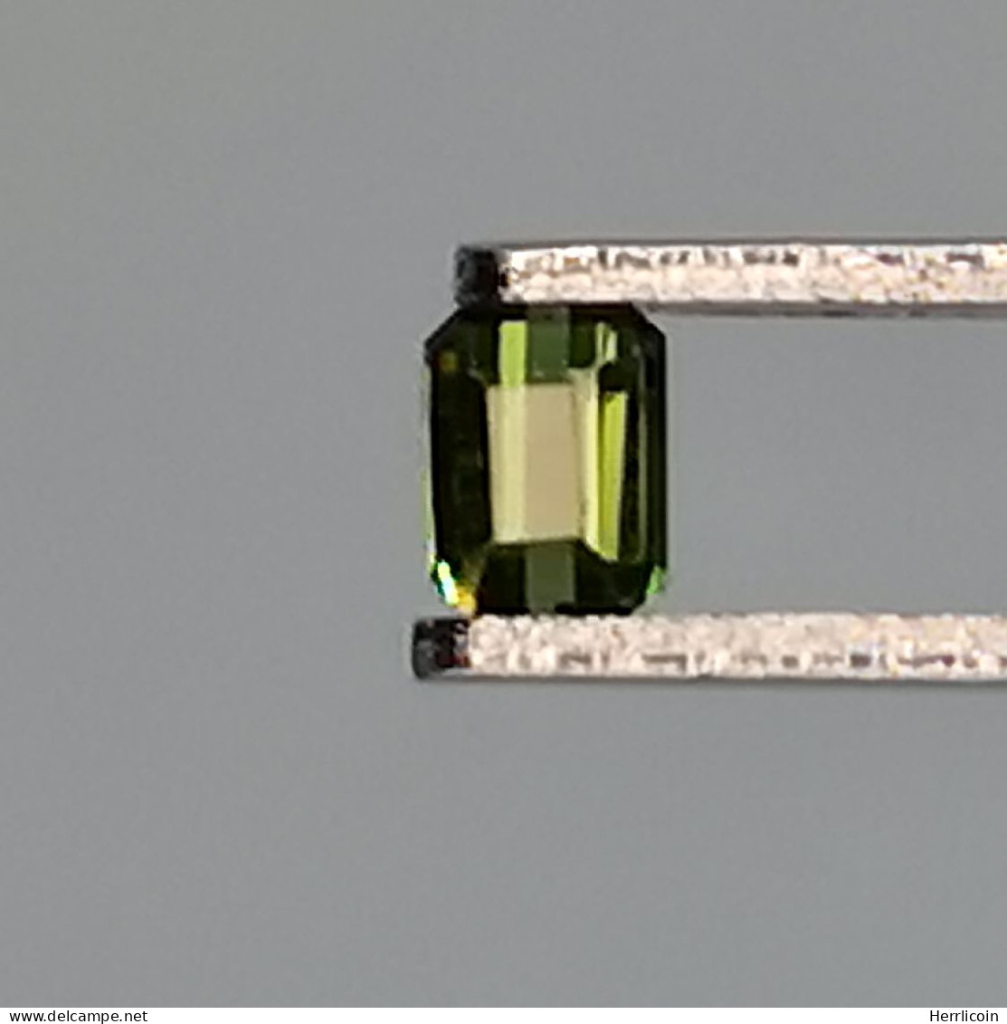 Tourmaline Chrome Naturelle D'Afrique - VS - Octogone 0.16 Carat - 3.4 X 2.6 X 1.8 Mm - Toermalijn