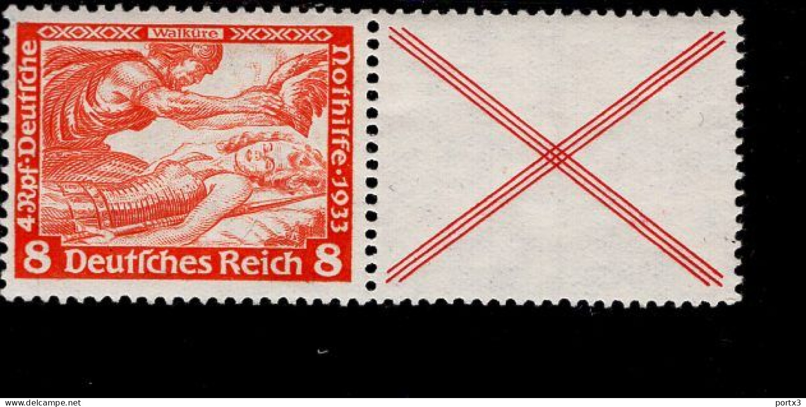 Deutsches Reich W 53 Wagner MNH Postfrisch ** Neuf - Carnets & Se-tenant