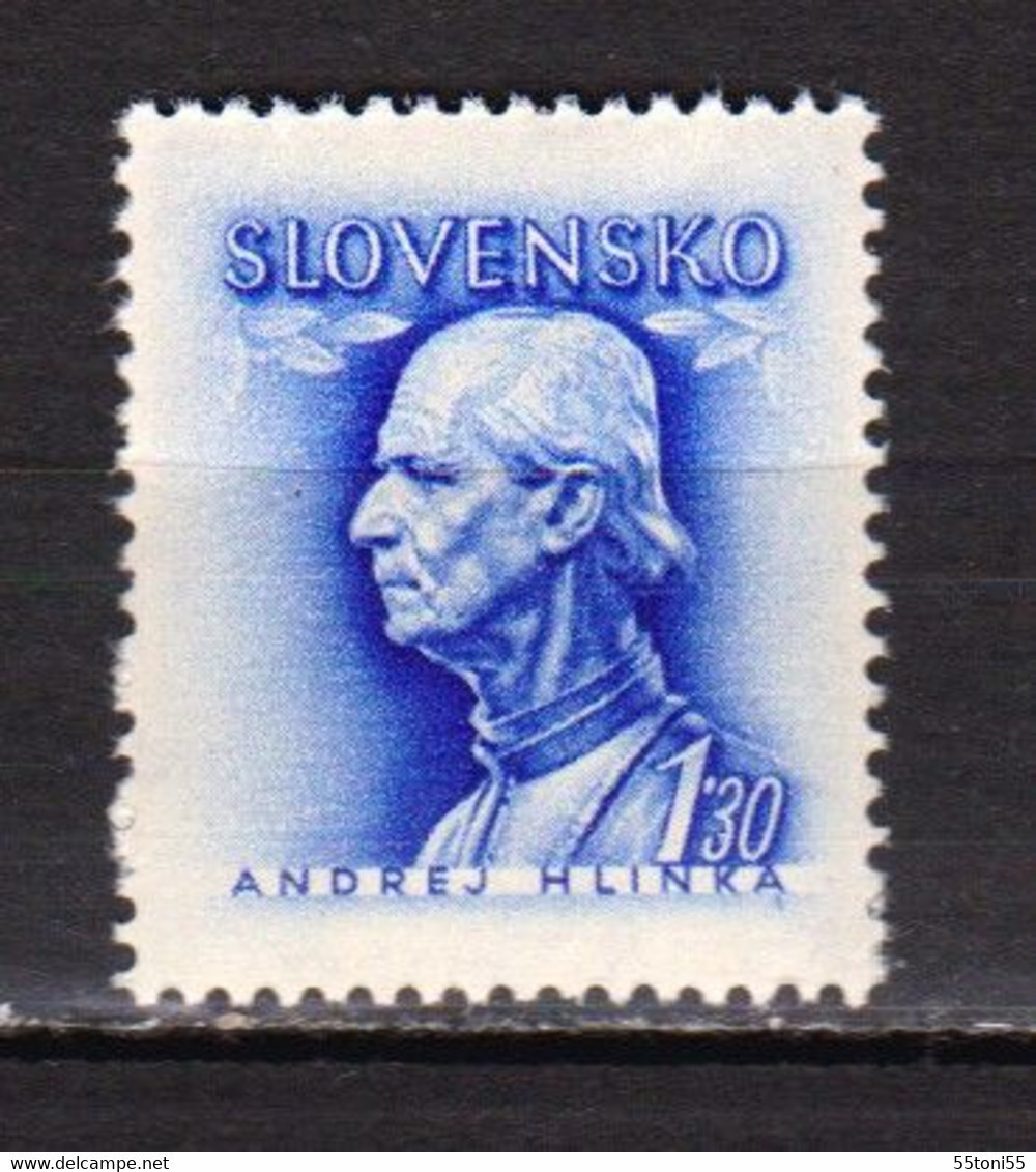 1943  Andrej Hlinka  Mi. 111y ; Yv.-86A (filigrane) MNH** Slovakia/Slovaquie - Neufs