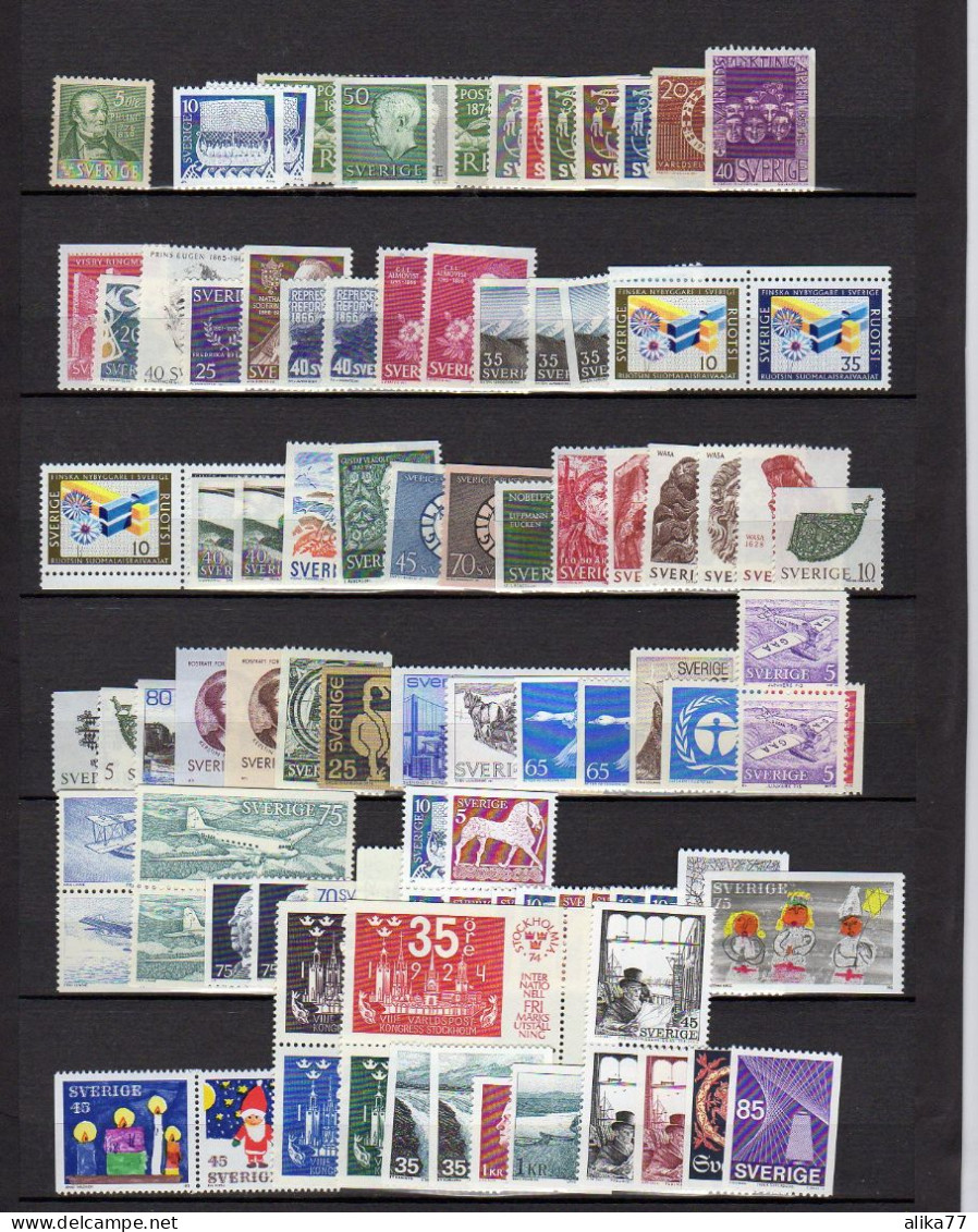 SUEDE     Petit Lot De Timbres Neufs ** - Sammlungen