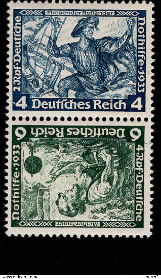 Deutsches Reich SK 19 Wagner MNH Postfrisch ** Neuf - Libretti & Se-tenant