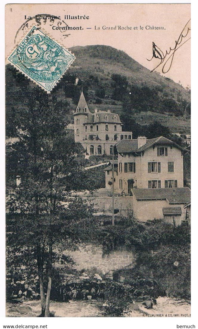 CPA CORNIMONT Chateau Grand Roche En 1900 - Cornimont