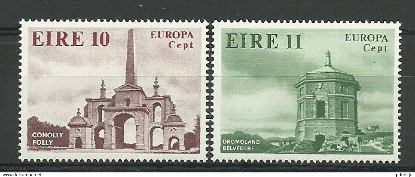 Ireland 1978 Europa Monuments Y.T. 394/395 ** - Nuovi