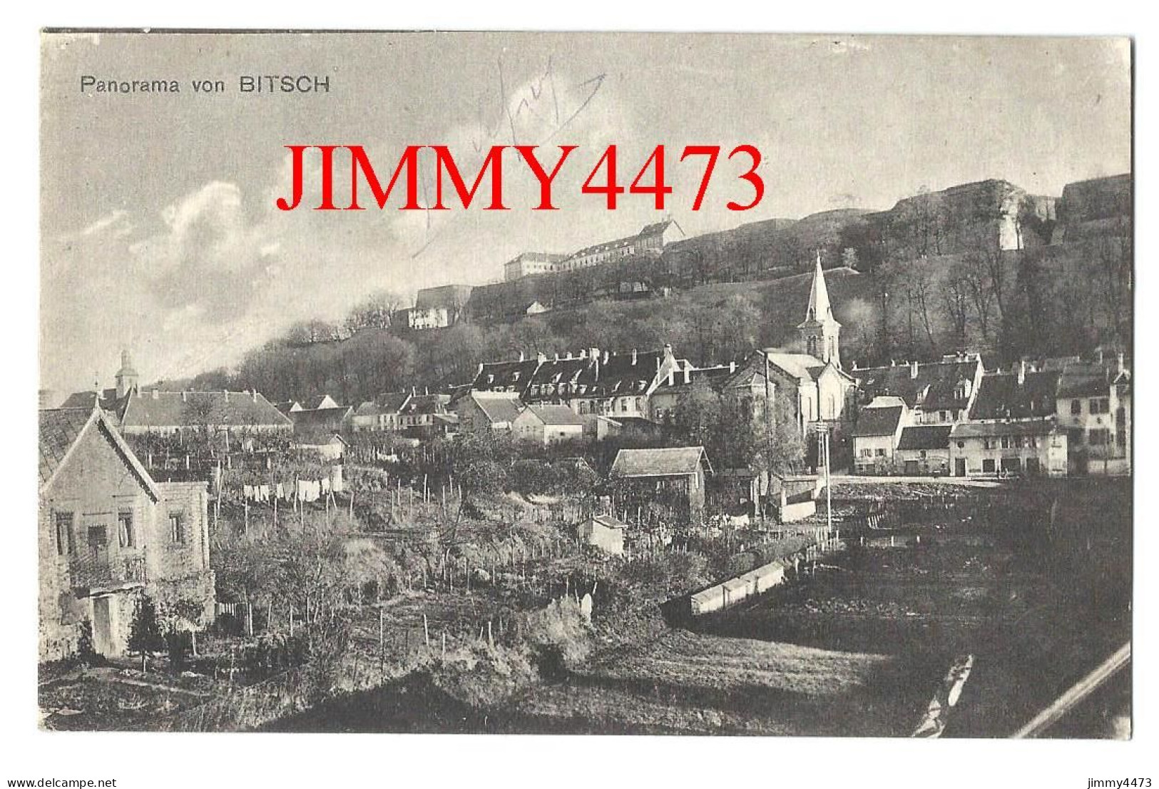 CPA - Panorama Von BITSCH En 1919 ( Rarogne VS Valais Suisse ) N° 89548 - Edit. A. Junker - Rarogne
