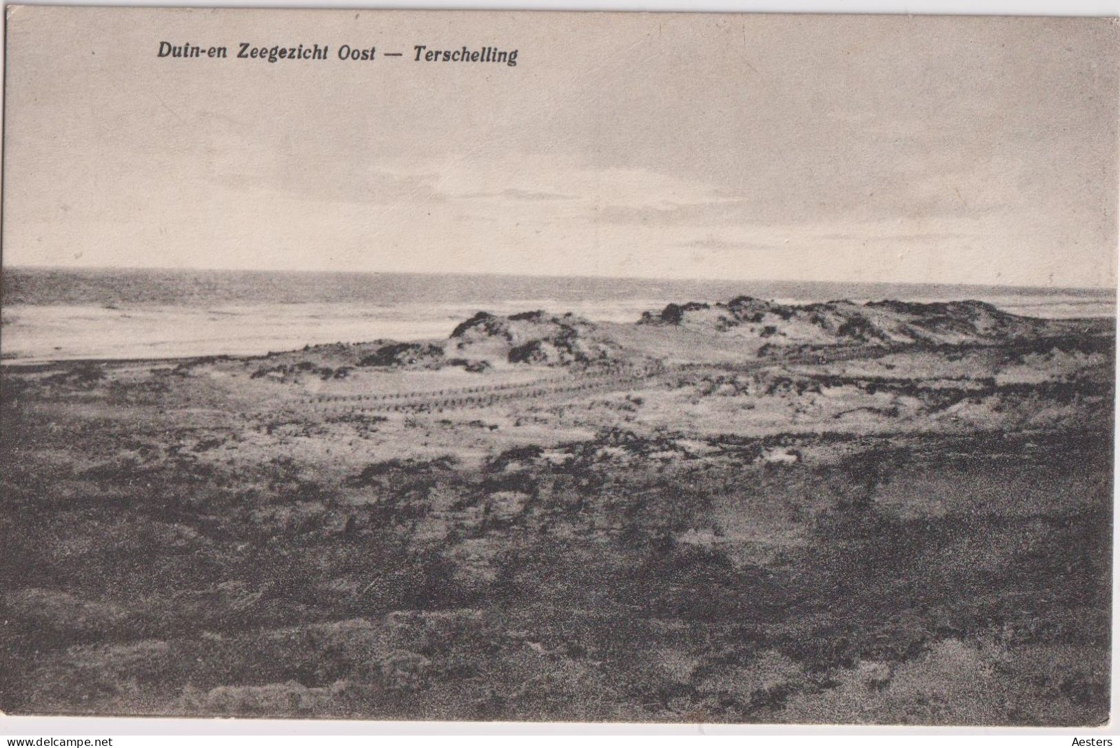 Terschelling 1927; Duin- En Zeegezicht Oosterend - Gelopen. (I.T. Boer, Hoorn-Terschelling) - Terschelling