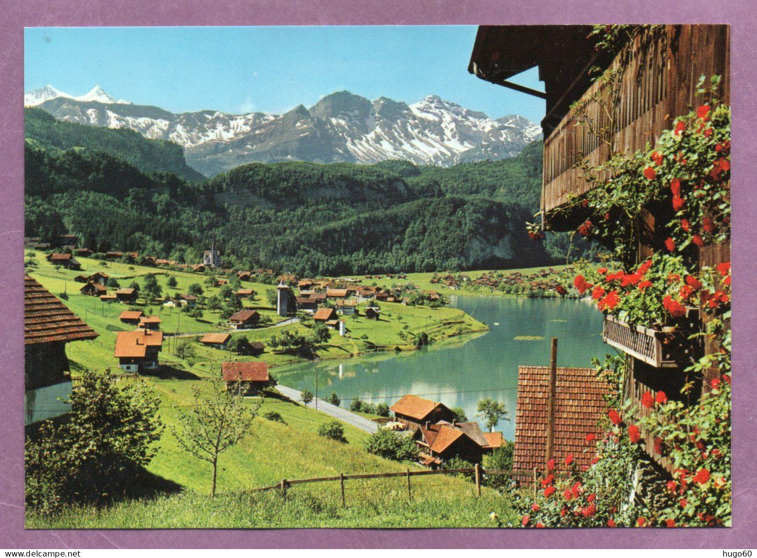 Kurort Lungern Am Lungernsee Mit Wetterhorn - Lungern