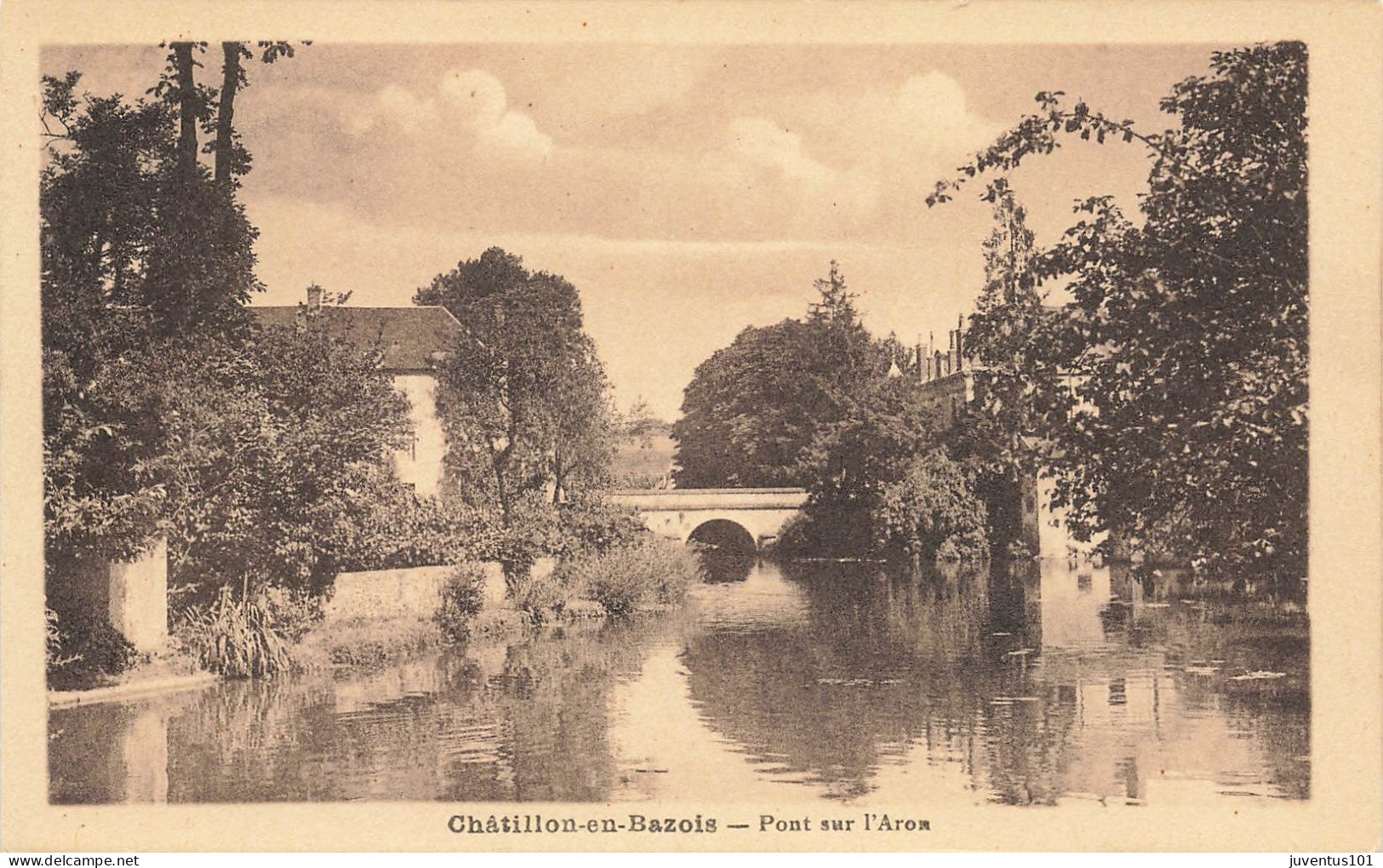 CPA Châtillon En Bazois-Pont Sur L'Aron       L2634 - Chatillon En Bazois