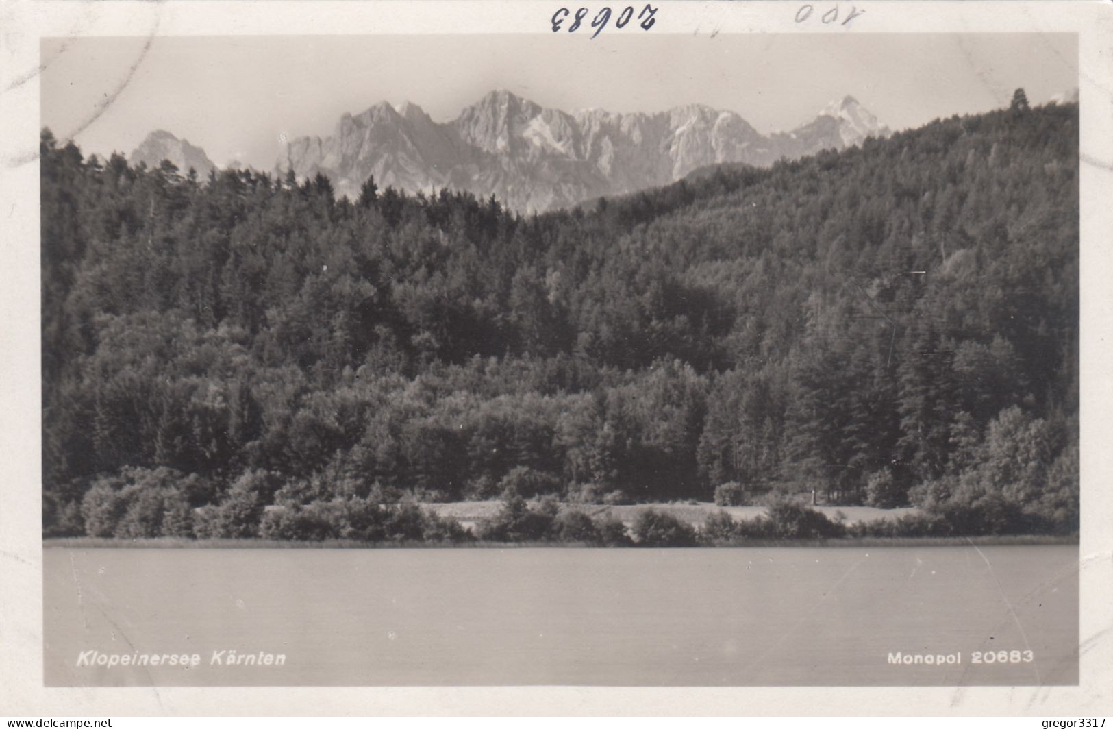 E4297) KLOPEINERSEE - Kärnten - S/W FOTO AK - - Klopeinersee-Orte