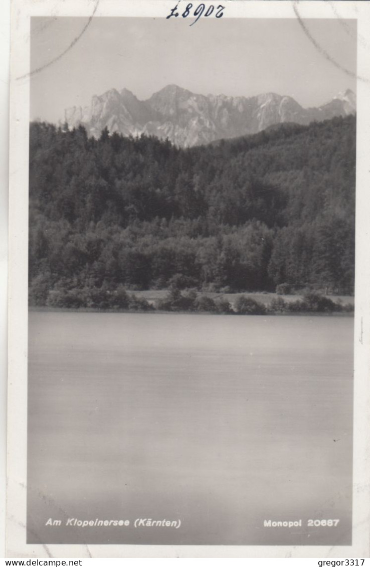 E4298) Am KLOPEINERSEE - Kärnten - Monopol FOTO AK 20687 - Klopeinersee-Orte