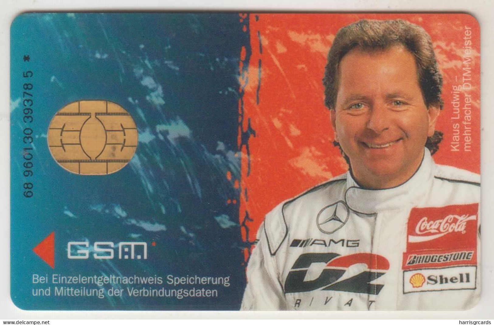 GERMANY - D2-Privat - Mannesmann (Klaus Ludwig / Coca Cola) GSM Full-Size , Mint - GSM, Cartes Prepayées & Recharges