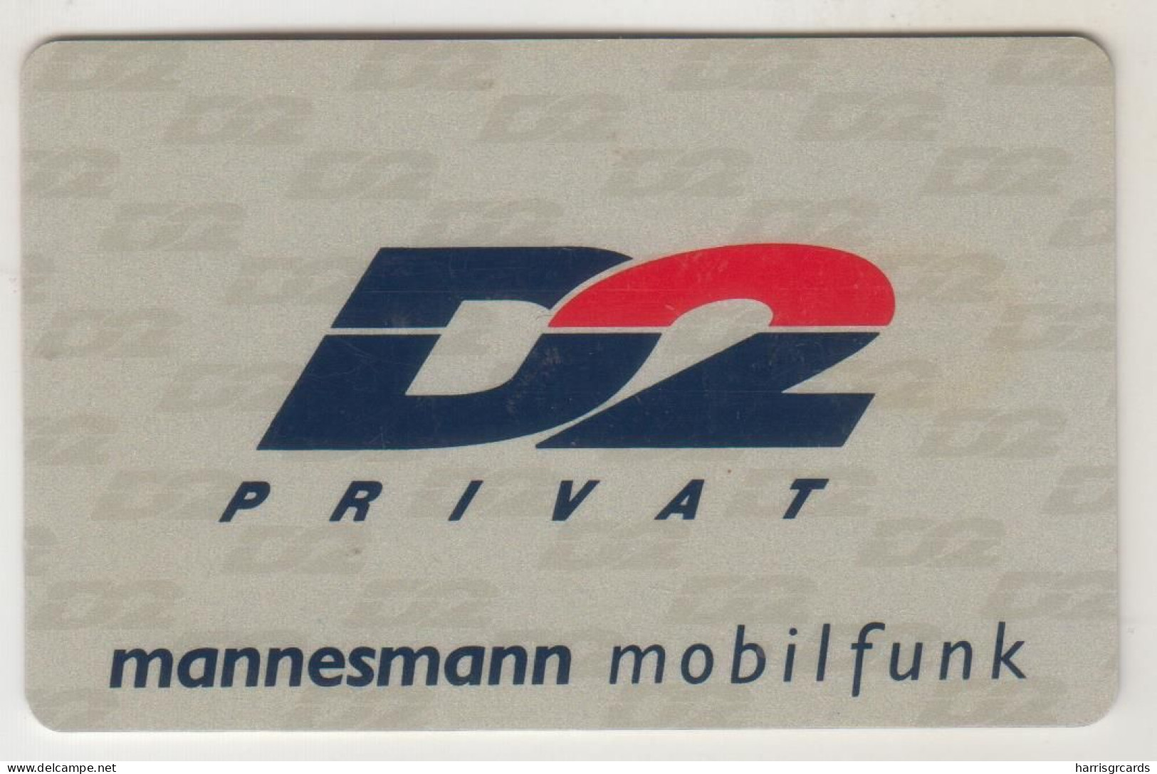 GERMANY - D2-Privat - Mannesmann (Klaus Ludwig / Coca Cola) GSM Full-Size , Mint - Cellulari, Carte Prepagate E Ricariche