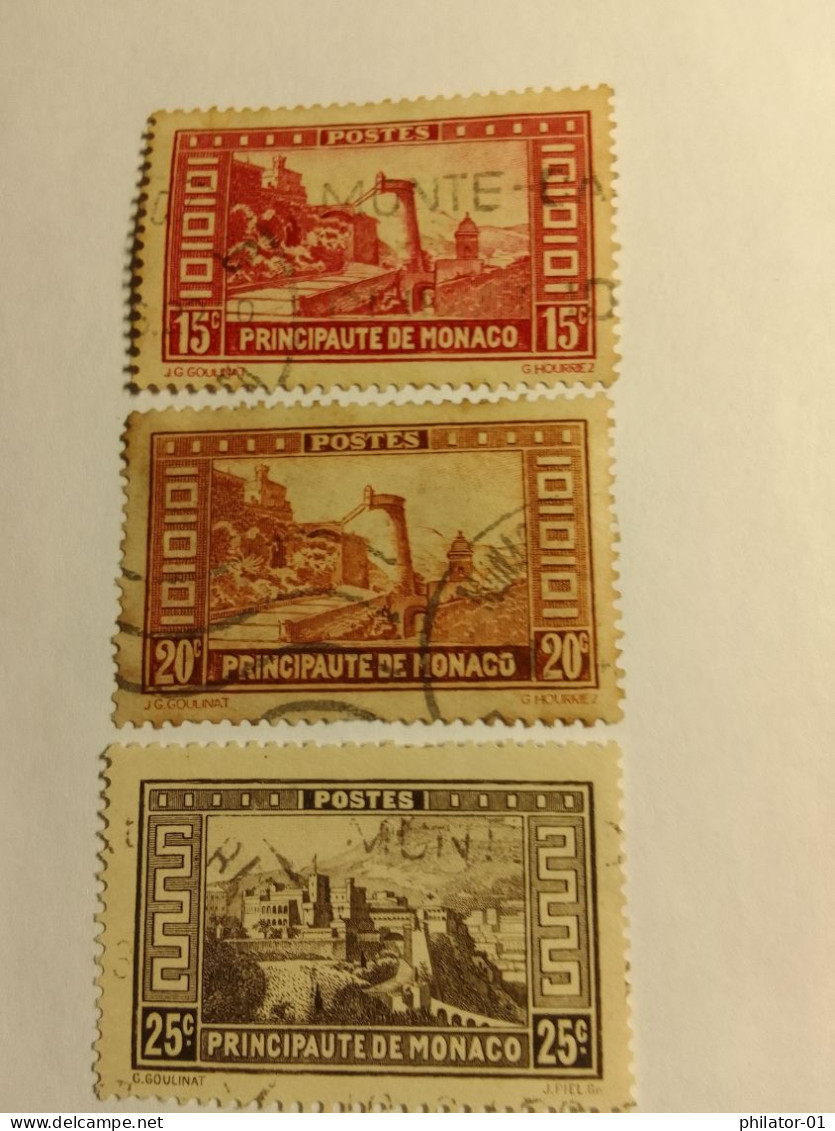 YT 119 à 121 - Used Stamps