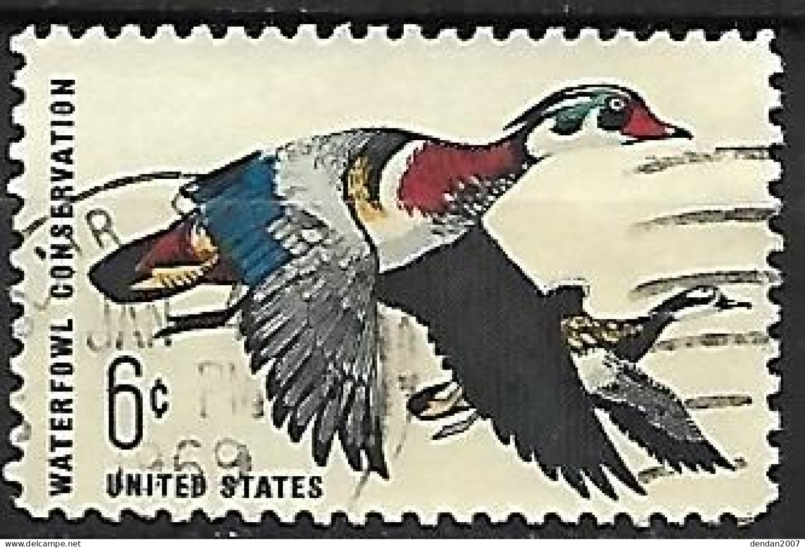 USA - Used 1968 : Wood Duck   - Aix Sponsa - Entenvögel