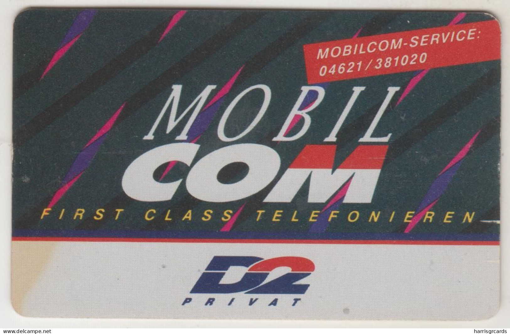 GERMANY - MOBILCOM - First Class Telefonieren GSM Full-Size , Mint - GSM, Cartes Prepayées & Recharges