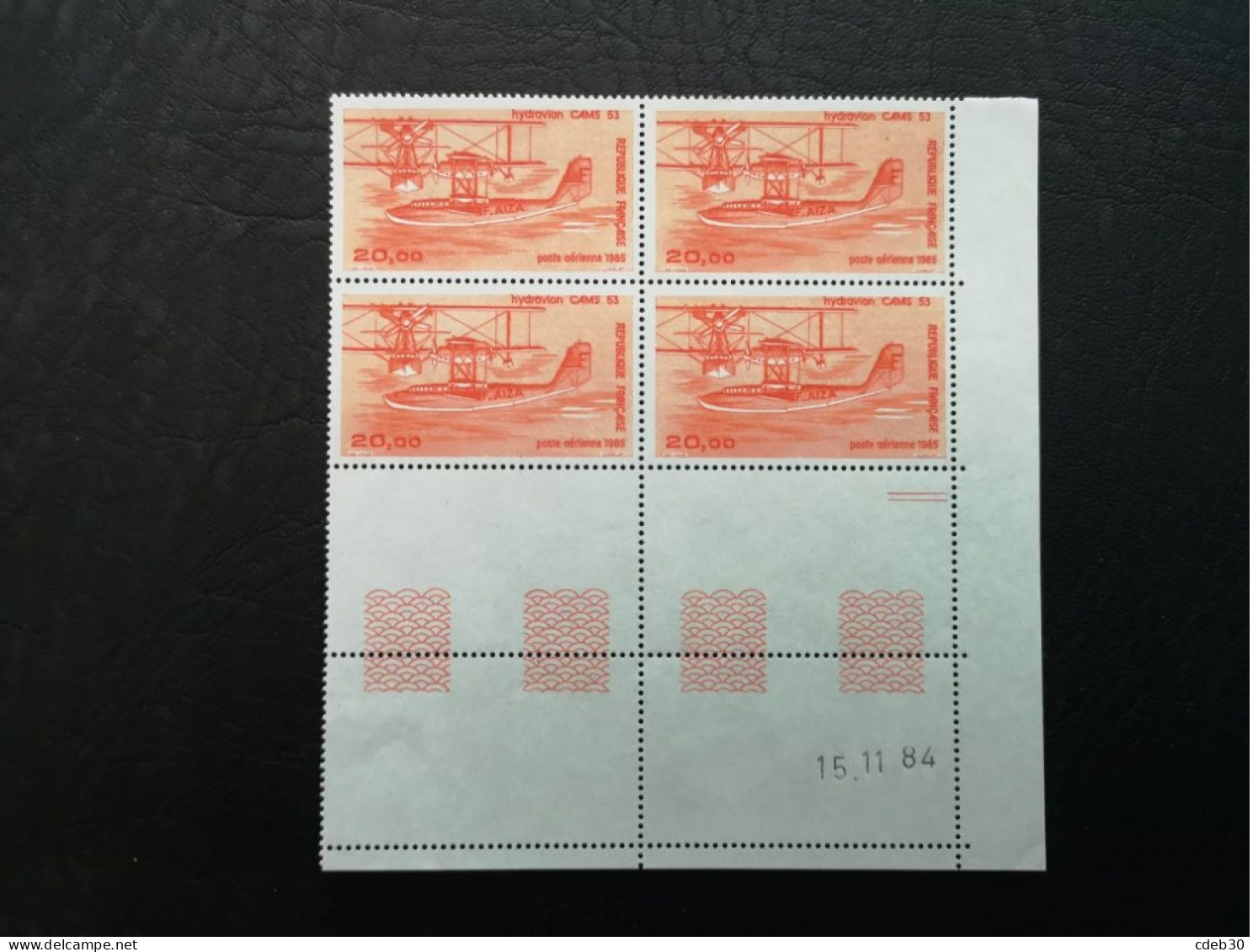 Coin Daté PA 58 ** Du 15.11.84 Neuf Avec Gomme - Airmail