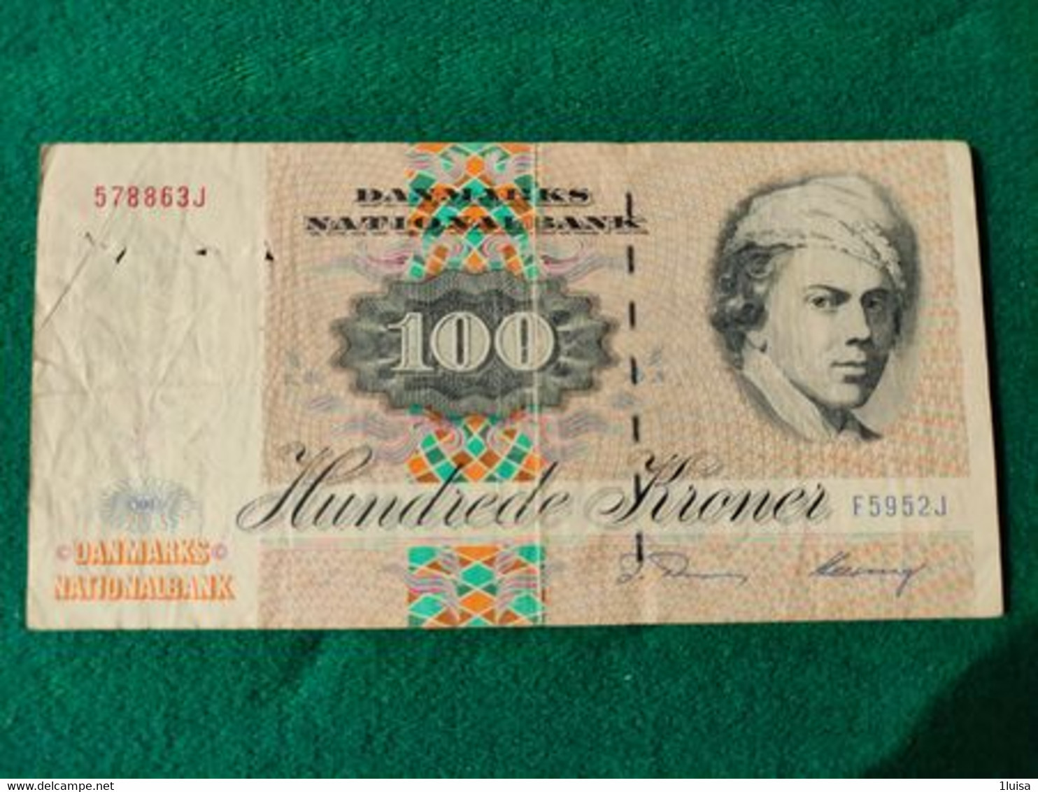 Danimarca 100 Kroner 1972 - Danemark