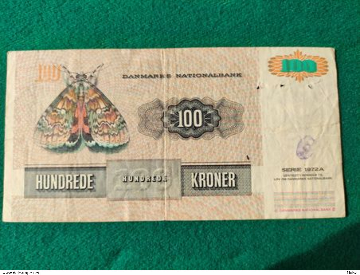 Danimarca 100 Kroner 1972 - Denmark