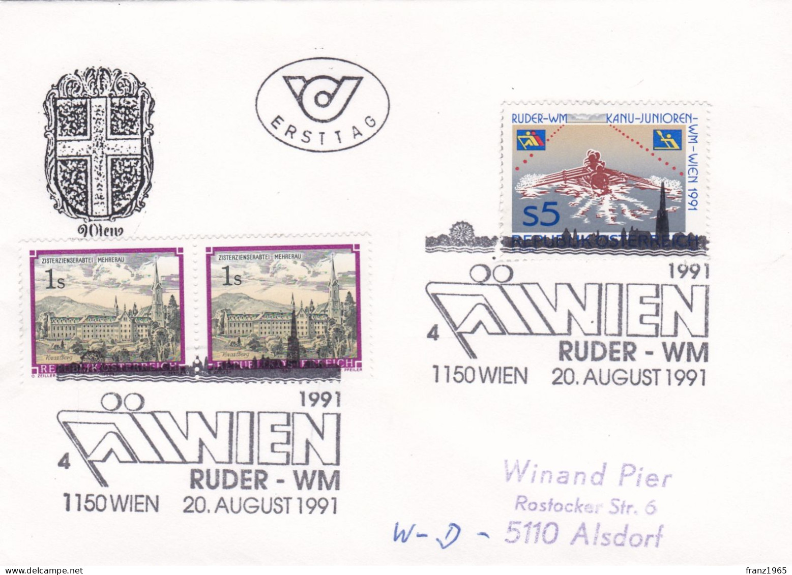 Ruder-Weltmeisterschaften - Wien - 1991 - Roeisport