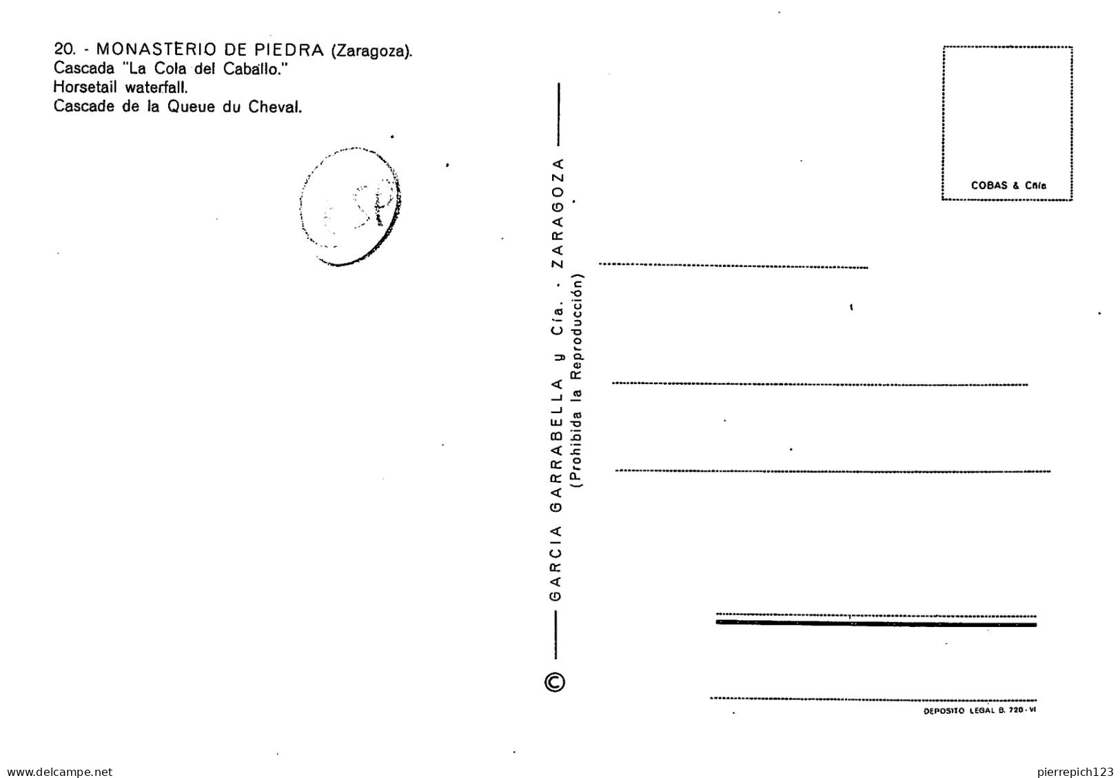 Nuevalos - Monastère De Piedra - Cascade De La Queue Du Cheval - Autres & Non Classés