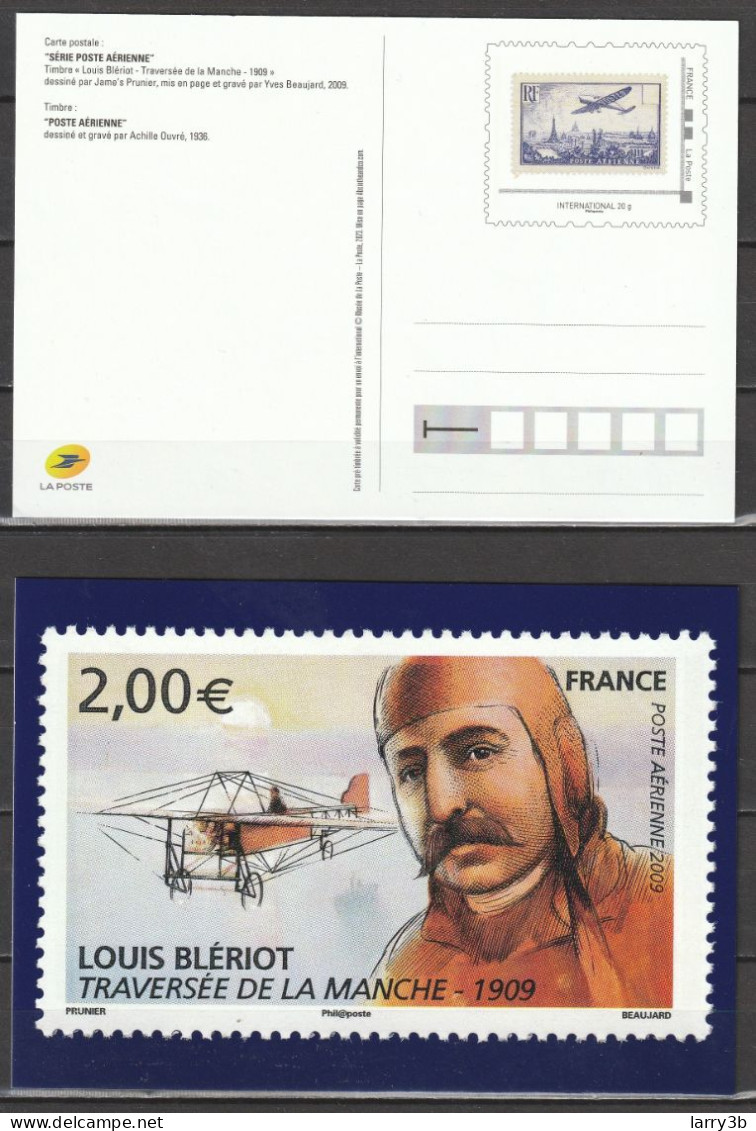 2023 CARTE ENTIER POSTE AERIENNE "LOUIS BLERIOT", Reprise PA72, NEUF ** MNH - Pseudo-officiële  Postwaardestukken