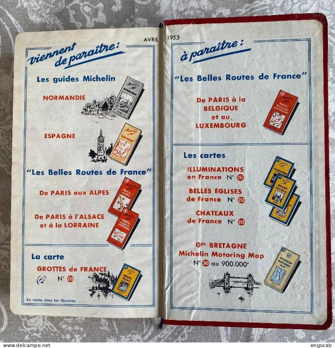 Guide Michelin 1953 A - Michelin (guides)