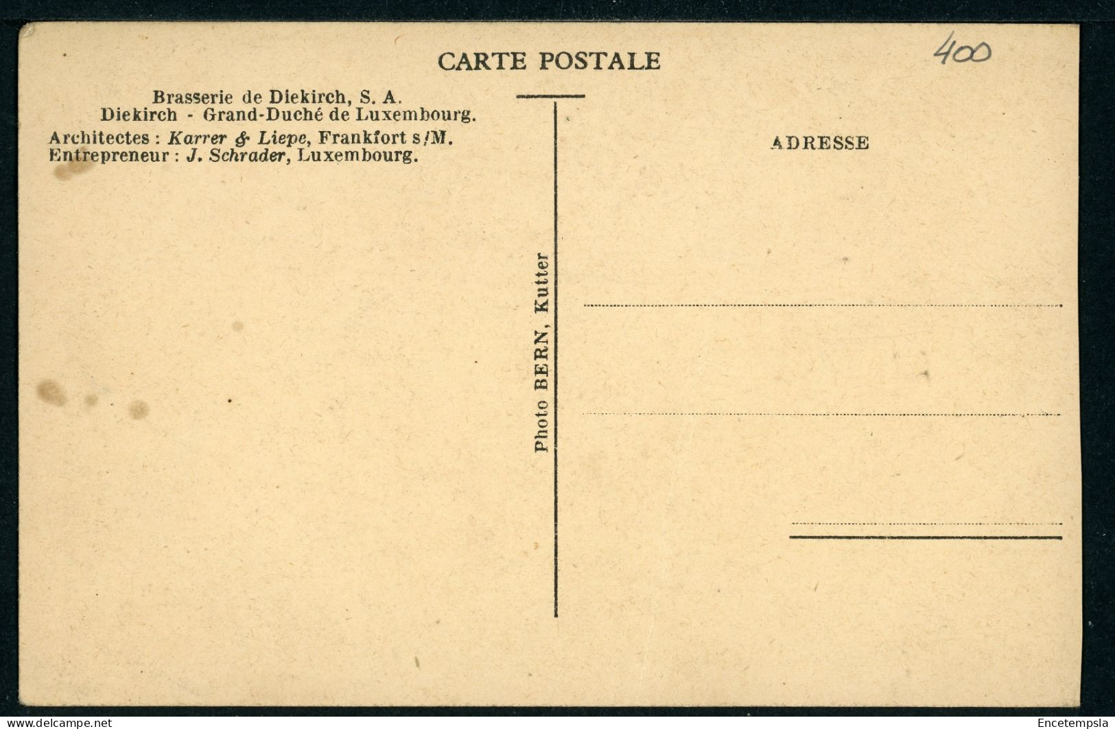 CPA - Carte Postale - Luxembourg - Brasserie De Diekirch (CP24240) - Diekirch