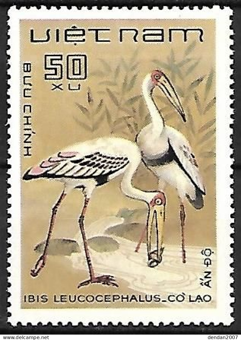 Vietnam - MNH ** 1983  :  Painted Stork  -  Mycteria Leucocephala - Storchenvögel