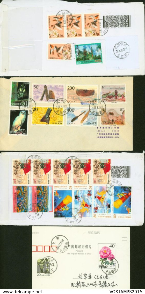 Chine - Lot De 20 Lettres Et FDC Divers .............................. (VG) DC-12449 - Oblitérés