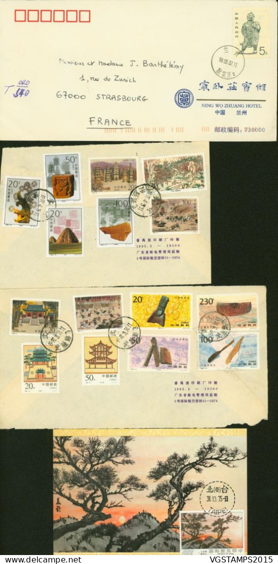 Chine - Lot De 20 Lettres Et FDC Divers .............................. (VG) DC-12449 - Oblitérés