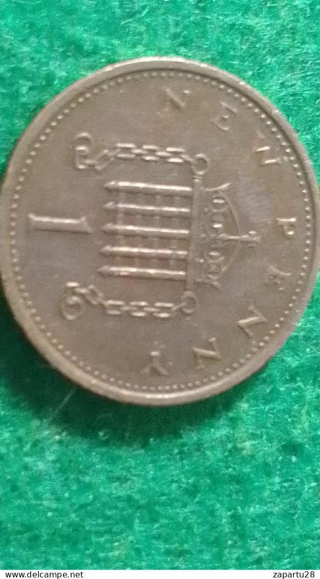 İNGİLTERE- 1980    1  CENT - 1 Penny & 1 New Penny