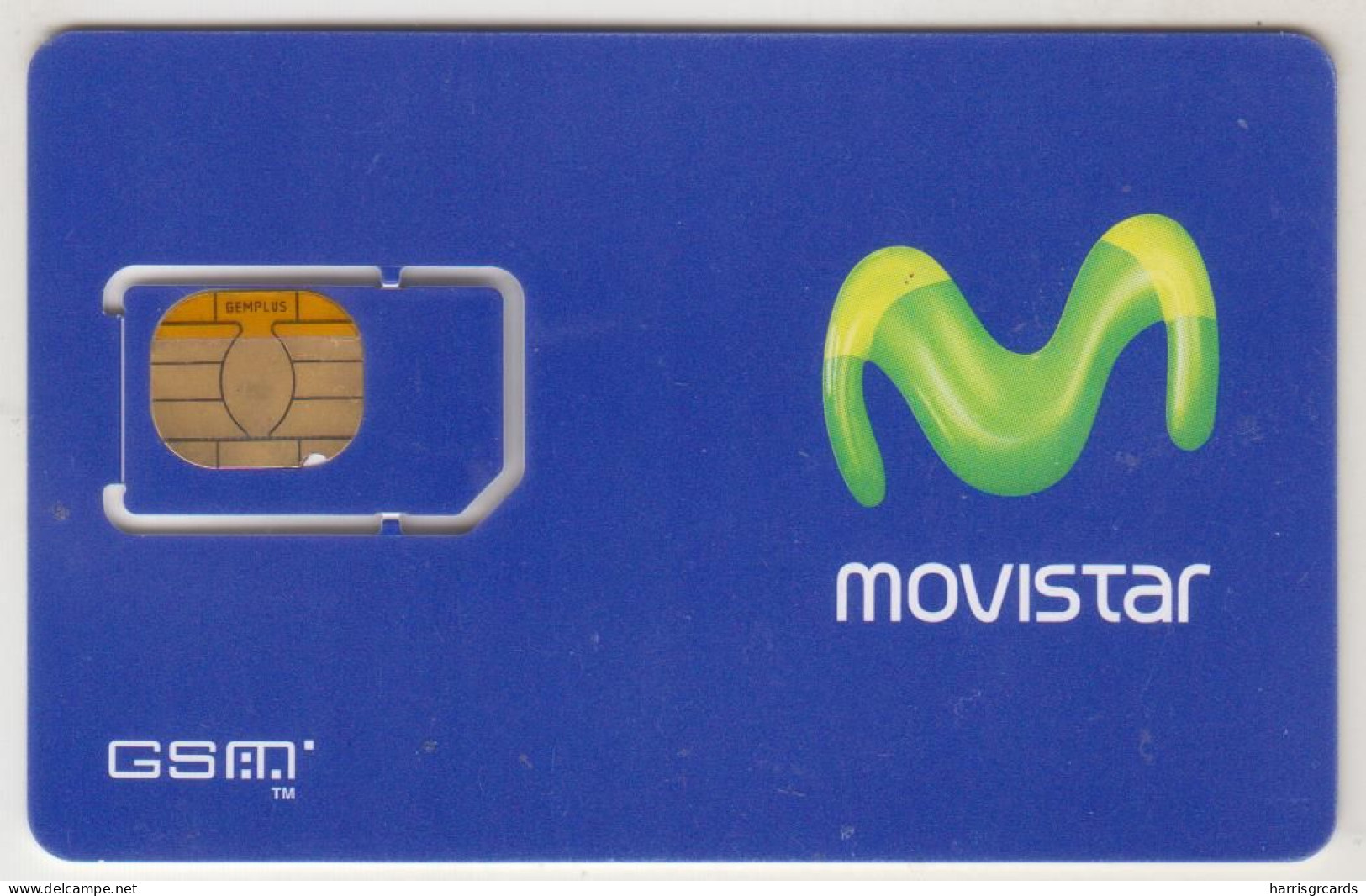 CHILE - Logo, Movistar GSM DEMO Card , Mint - Chili