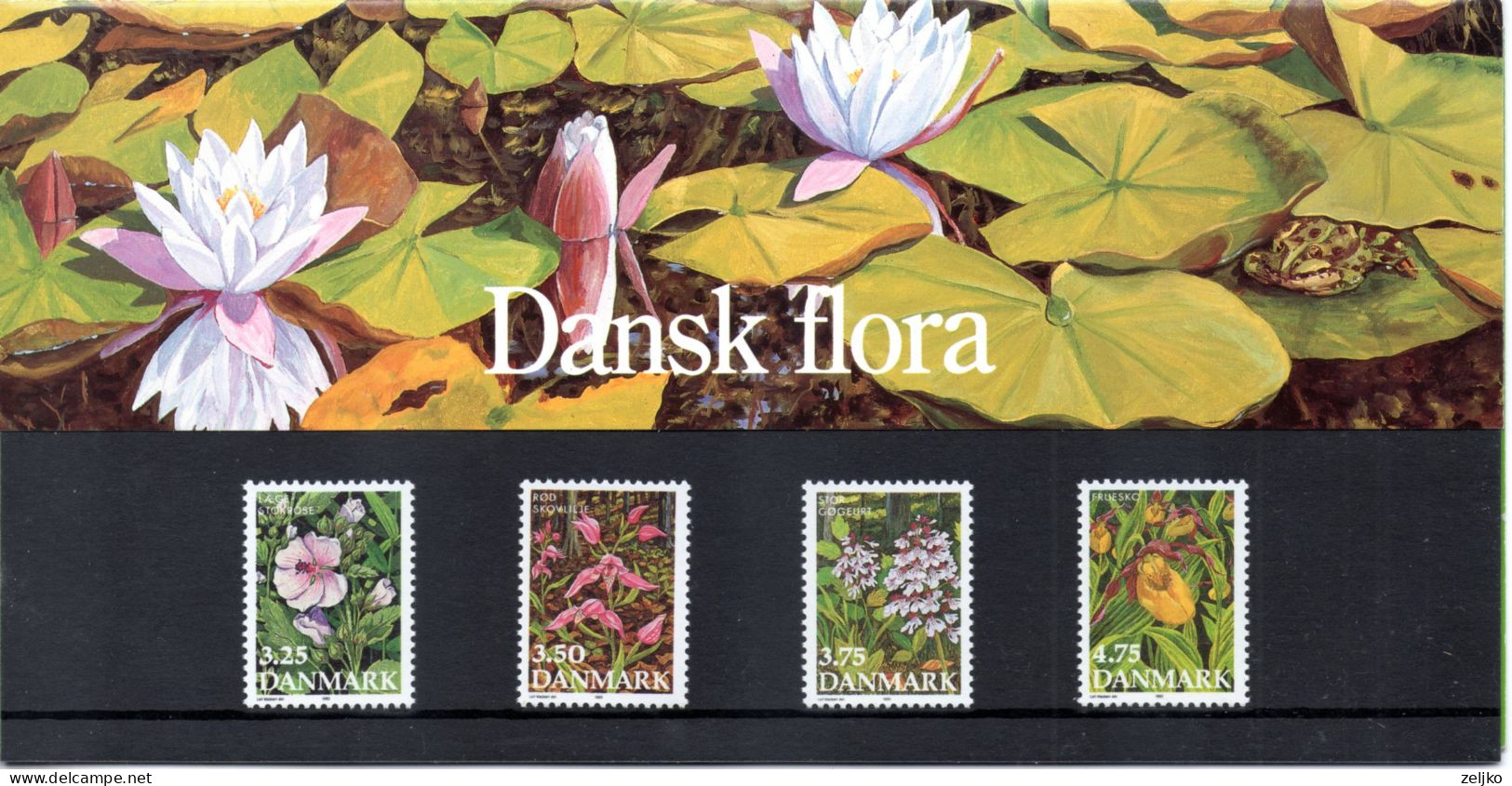 Denmark, 1990, MNH, Michel 981 - 984, Flora, Flower - Ungebraucht