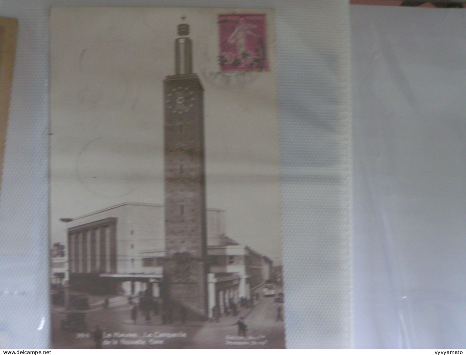 LE HAVRE   LE CAMPANILE  DE LA NOUVELLE GARE - Station