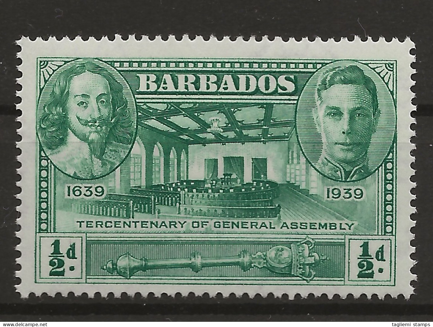 Barbados, 1939, SG 257, MNH (not Actual Picture Of Stamp) - Barbados (...-1966)