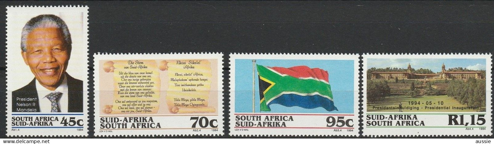 South Africa Afrique Du Sud 1994 Yvertn° 848-851 *** MNH Cote 4,50 € Nelson Mandela - Neufs