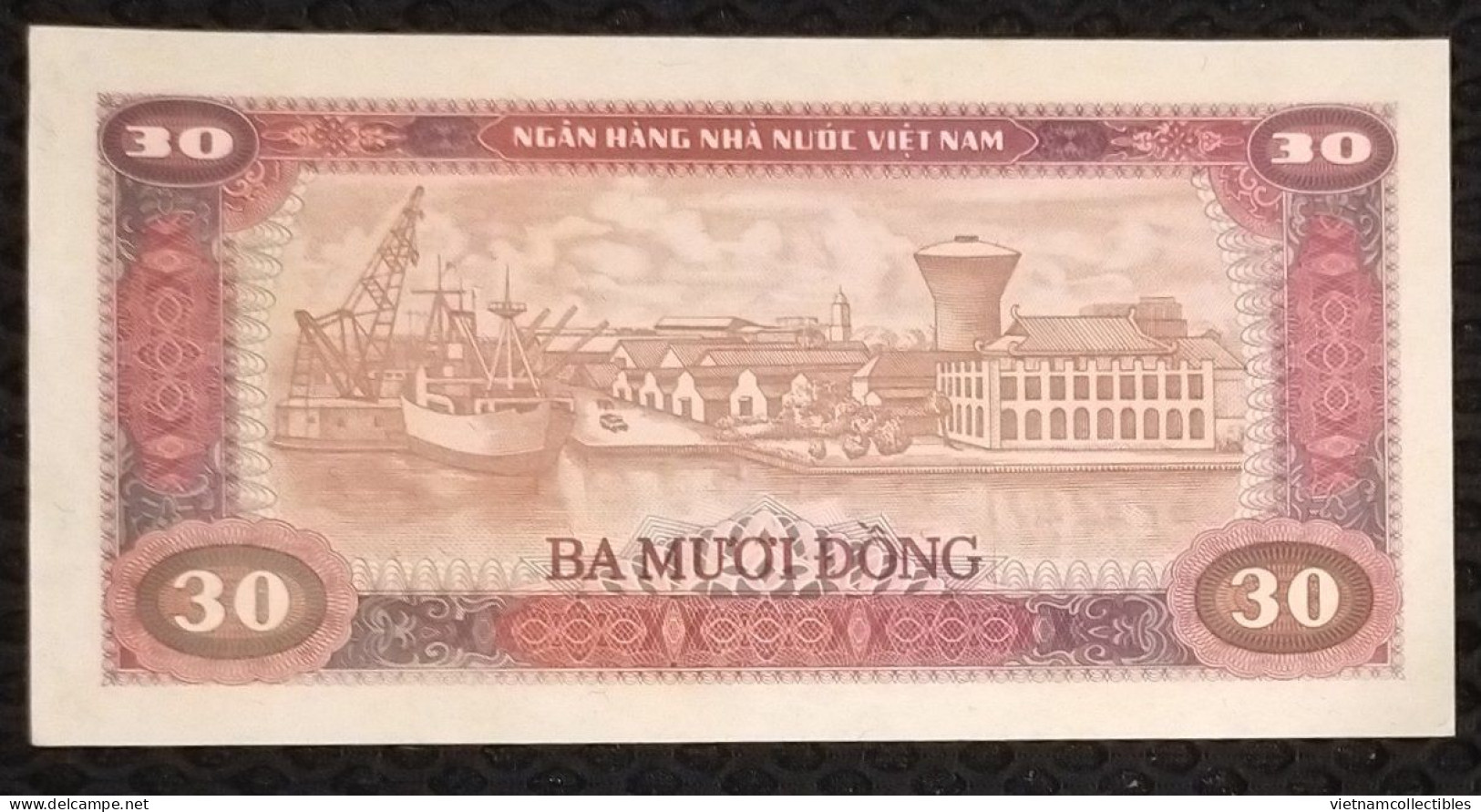 Viet Nam Vietnam 30 Dong UNC Banknote Note 1981 - Pick # 87b (big Serial Number) / 02 Photos - RARE - Vietnam