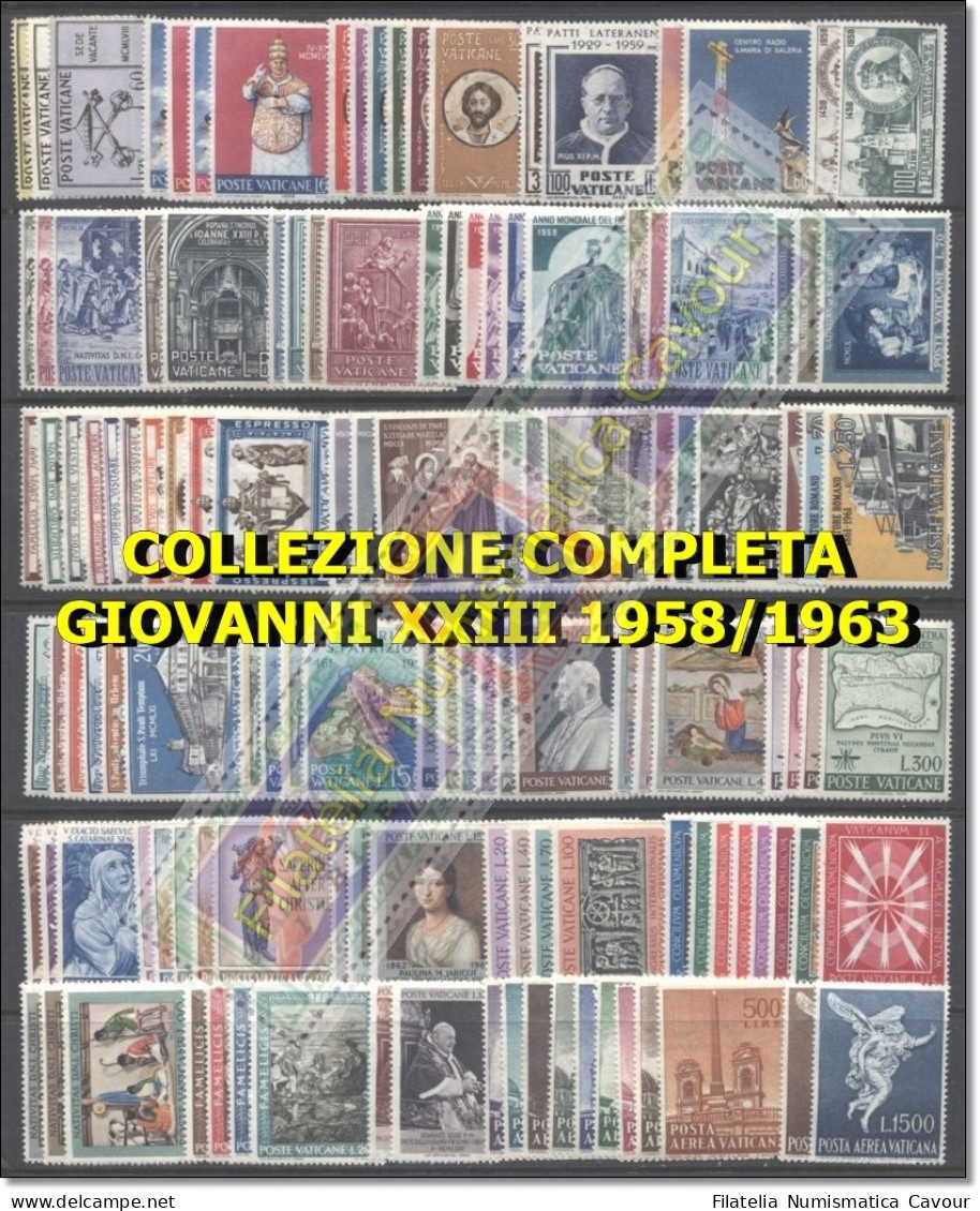 1958/1963 - ** Giro Completo Di Papa Giovanni XXIII 129 Valori - Années Complètes