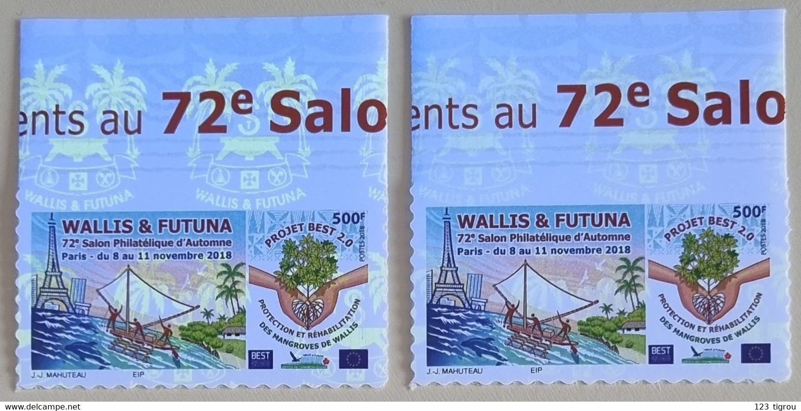 VARIETE FLUO TERNE ET BRILLANT 72 ème SALON PHILATELIQUE D'AUTOMNE A PARIS N° 900A COTE 60 EUROS SUR YVERT 2023 TB - Unused Stamps