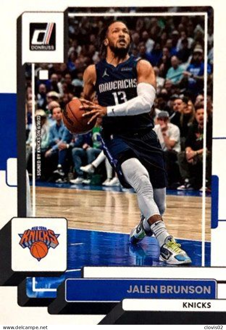 15 Jalen Brunson - New York Knicks - Panini NBA Donruss Carte Basketball 2022-2023 - Autres & Non Classés