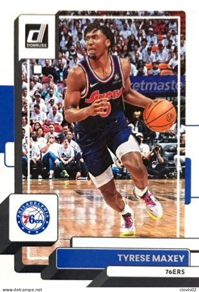 18 Tyrese Maxey - Philadelphia 76ers - Panini NBA Donruss Carte Basketball 2022-2023 - Otros & Sin Clasificación