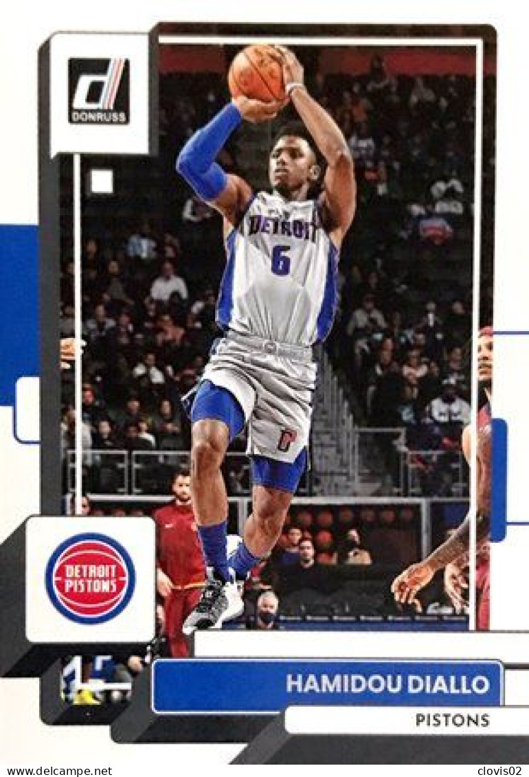 45 Hamidou Diallo - Detroit Pistons - Panini NBA Donruss Carte Basketball 2022-2023 - Other & Unclassified